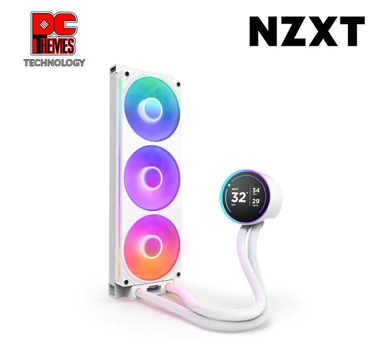 2025) NZXT Kraken ELITE 360 RGB V2 - White AIO Cooler
